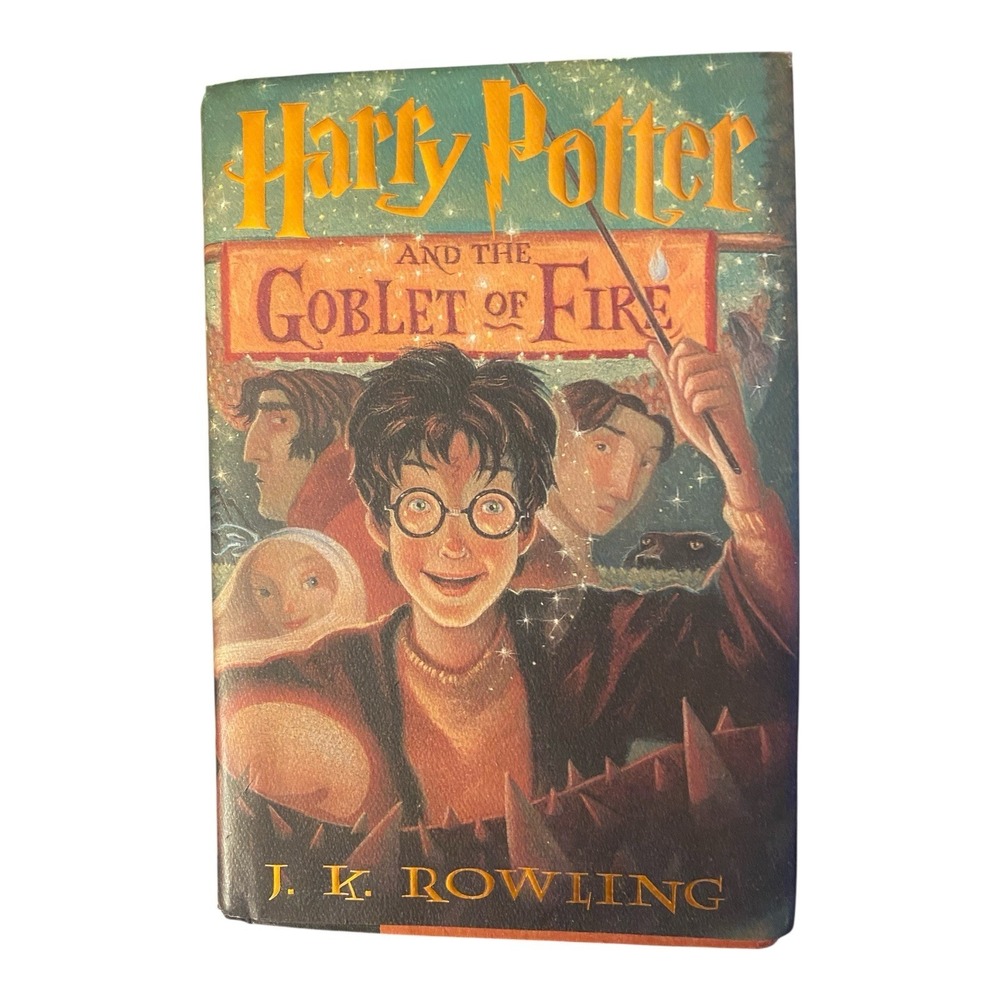 Harry Potter And The Goblet Of Fire (Book 4) -‎ Hardcover By J.K. Rowling - GOOD
